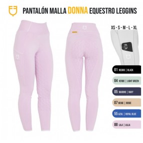 PANTALÓN MALLA DONNA EQUESTRO LEGGINGS