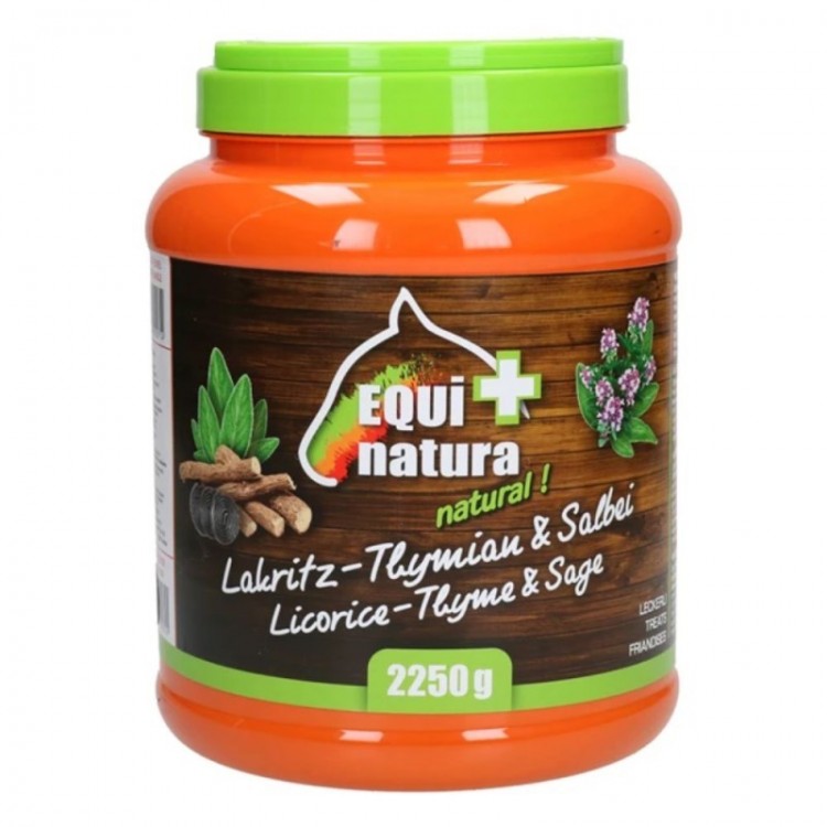 EQUINATURA DULCES NATURALES 2.25 KG REGALIZ/TOMILLO/SALVIA