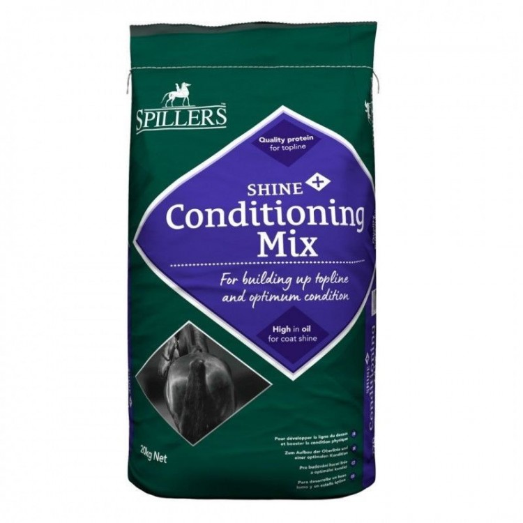 PIENSO SHINE+CONDITIONING MIX SPILLERS 20KG