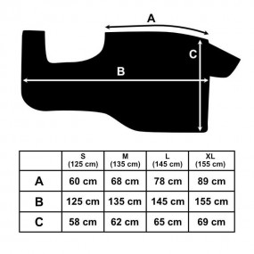 MANTA RIÑONERA IMPERMEABLE CON FORRO POLAR