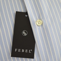 CAMISA FEBEL ADAGIO HOMBRE MANGA LARGA CUELLO BLANCO