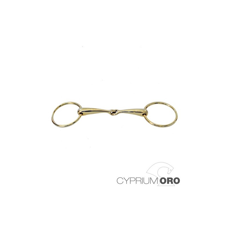 FILETE SEFTON CYPRIUM ORO ANILLA EMBOCADURA MACIZA GROSOR 14 MM