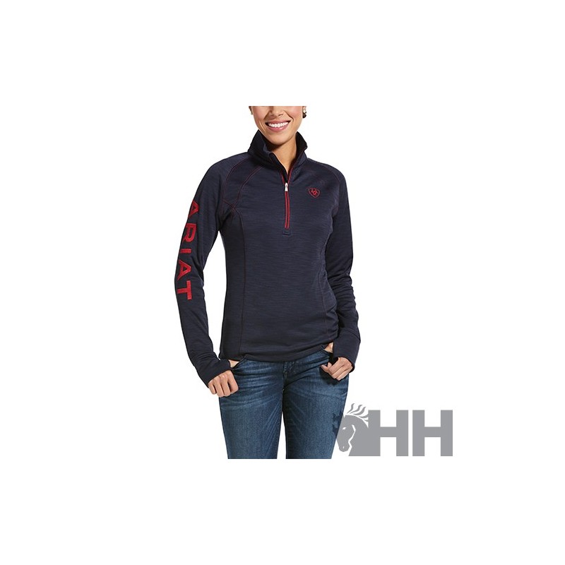 SUDADERA ARIAT TEK TEAM 1/2 ZIP MUJER