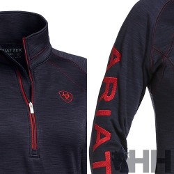 SUDADERA ARIAT TEK TEAM 1/2 ZIP MUJER