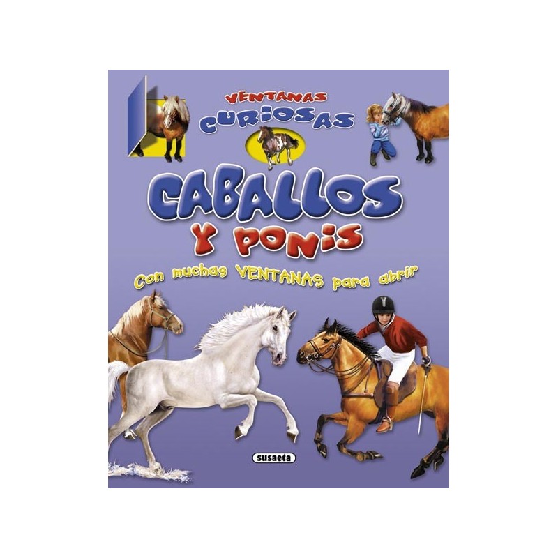 LIBRO CABALLOS Y PONIS, VENTANAS CURIOSAS