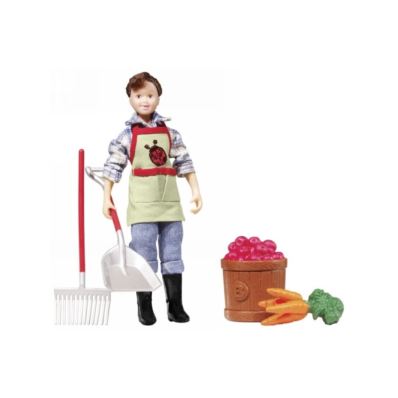 BREYER 61046/591063 - OLIVIA, FARM FRESH SET (MUÑECA Y ACCESORIOS) - Colección CLASSICS