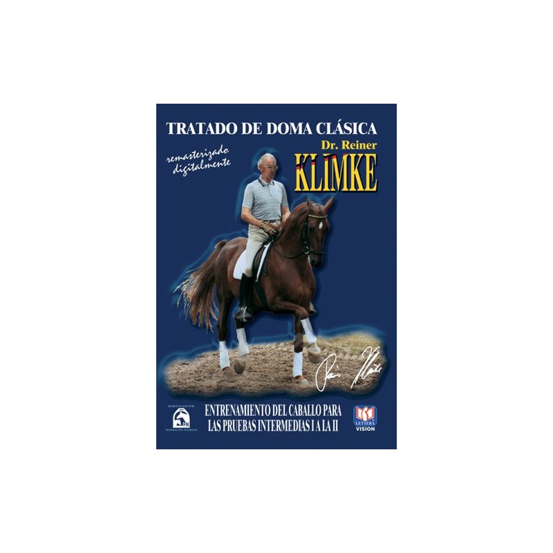 DVD TRATADO DE DOMA CLÁSICA ENTRENAMIENTO DEL CABALLO PARA LAS PRUEBAS INTERMEDIAS I A LA II