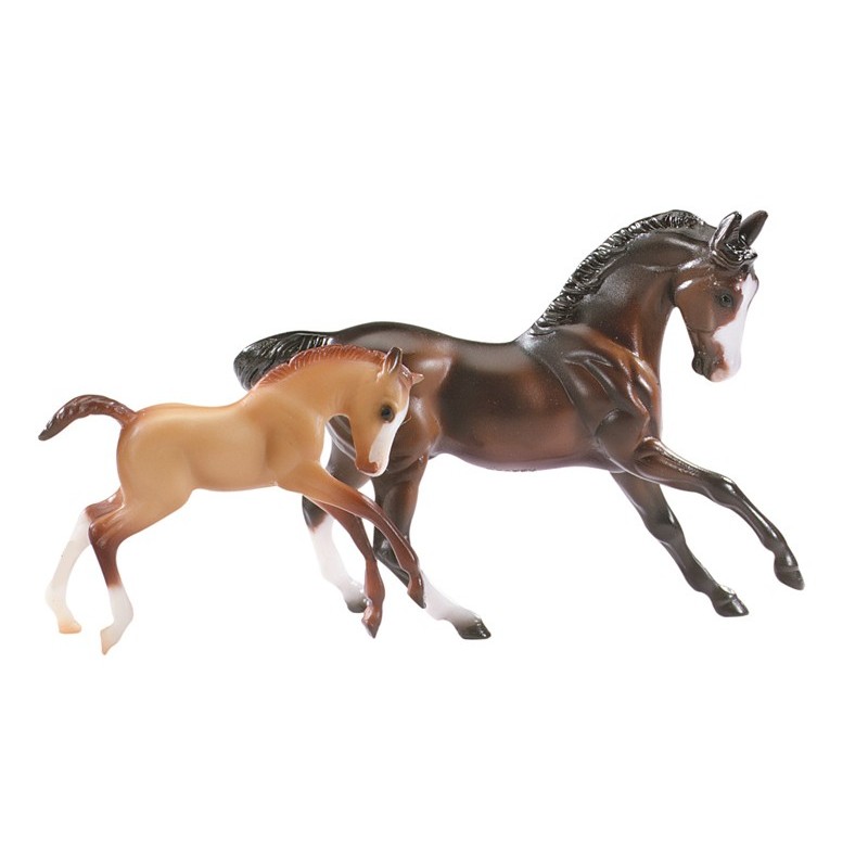 BREYER 5930/591020 - HORSE & FOAL SET (SURTIDO 8 JUEGOS YEGUA Y POTRILLO) - Colección STABLEMATES