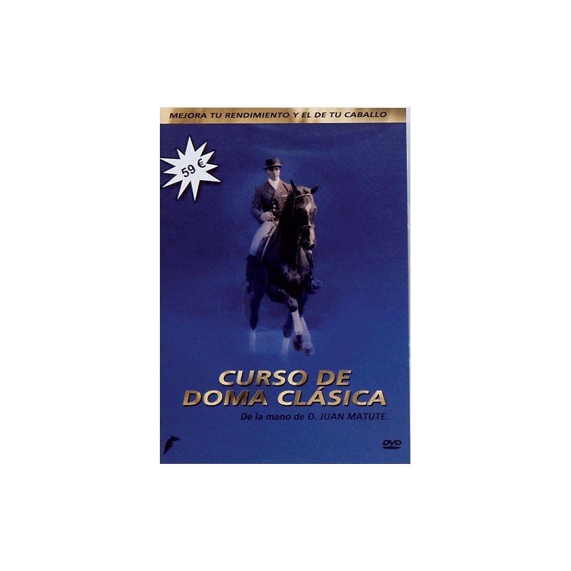 DVD CURSO DE DOMA CLÁSICA DE LA MANO DE D. JUAN MATUTE