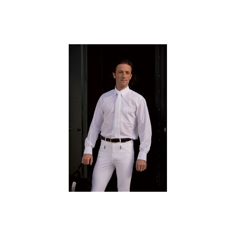 CAMISA FEBEL ANDORRA HOMBRE MANGA LARGA CUELLO BLANCO