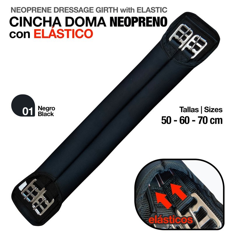 CINCHA DOMA NEOPRENO CON ELÁSTICO 1876