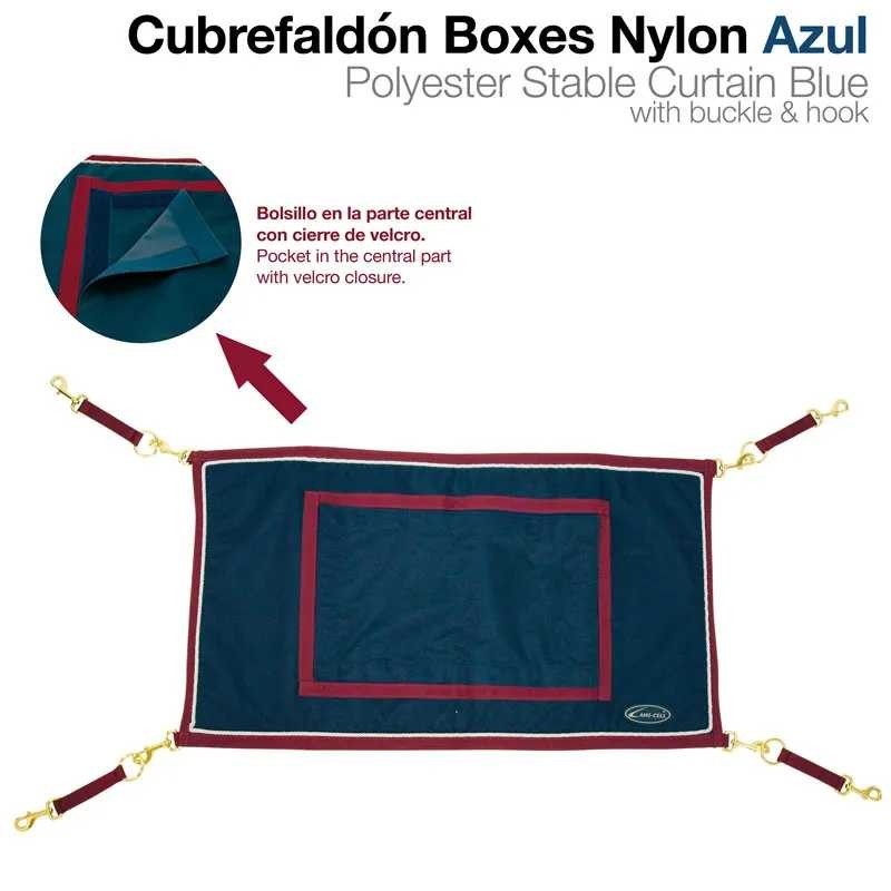 CUBREFALDÓN BOXES NYLON AZUL