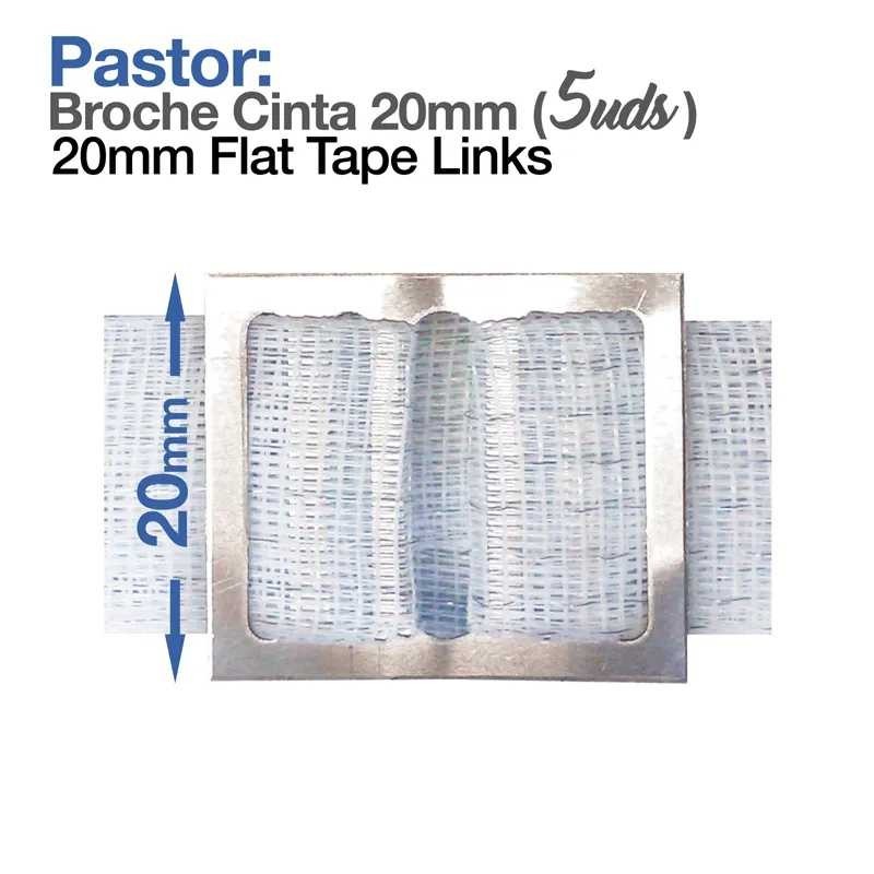 PASTOR: BROCHE CINTA 20mm 5uds