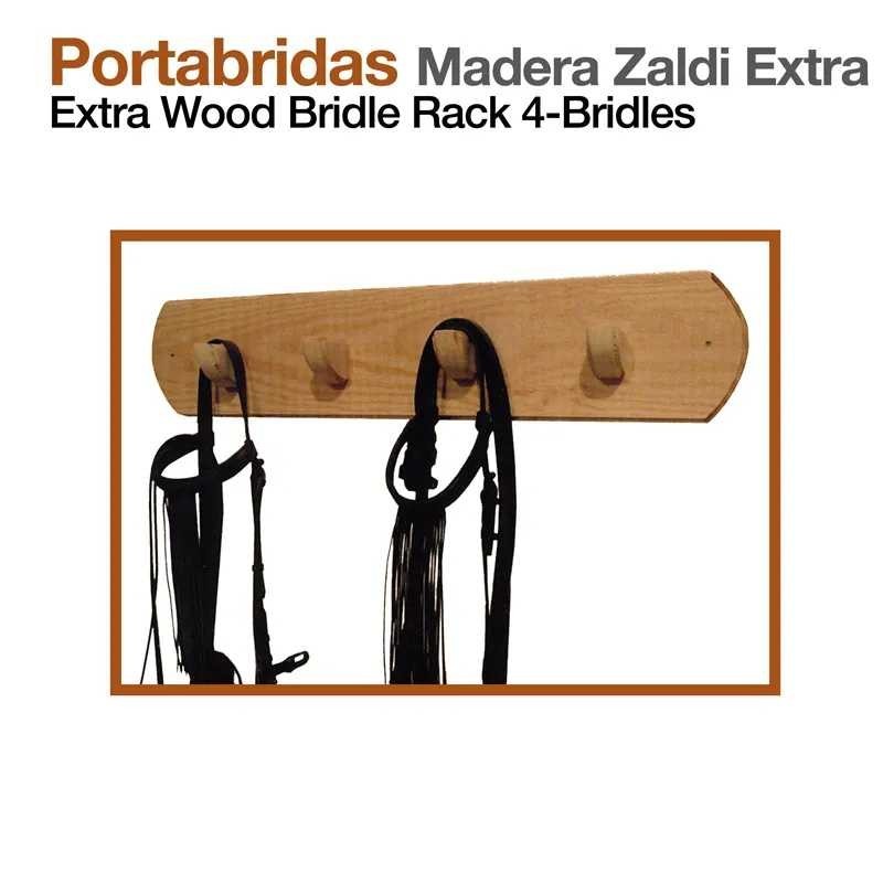 PORTABRIDAS MADERA ZALDI EXTRA 4 CABEZADAS